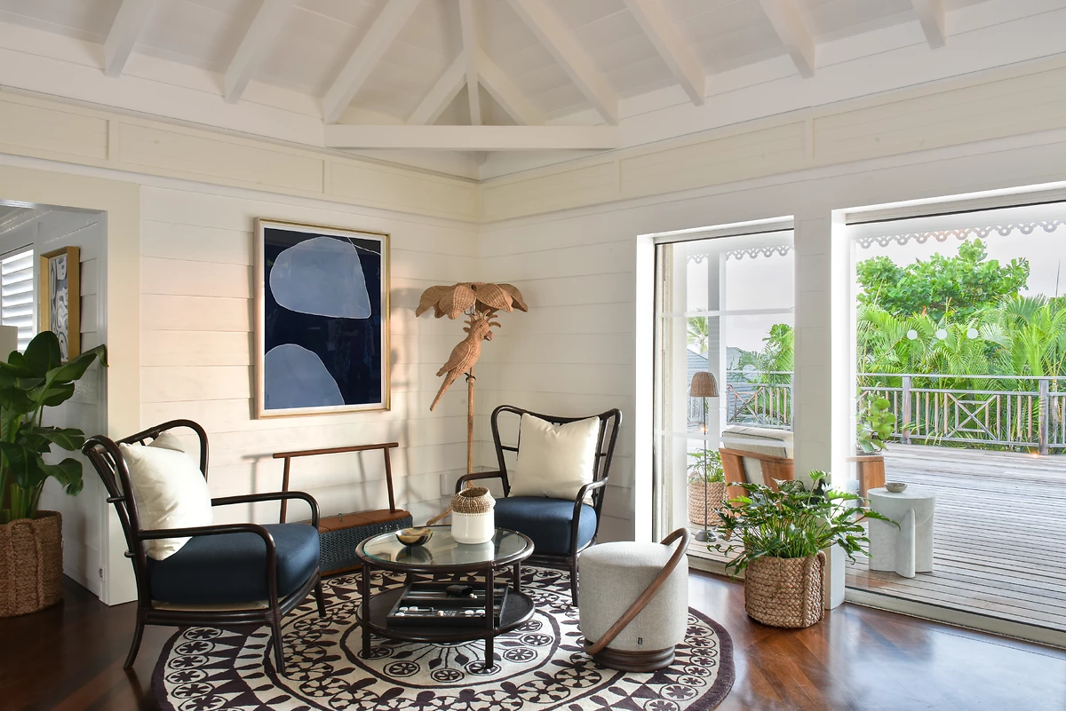 Lobby de l'hôtel, Rosewood Le Guanahani St. Barth