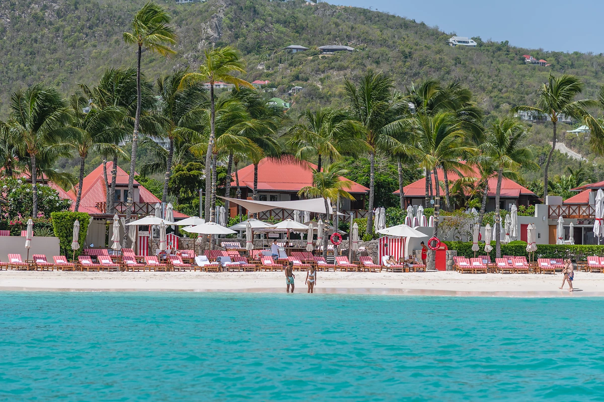 Plage de l'hôtel, Eden Rock - St Barths