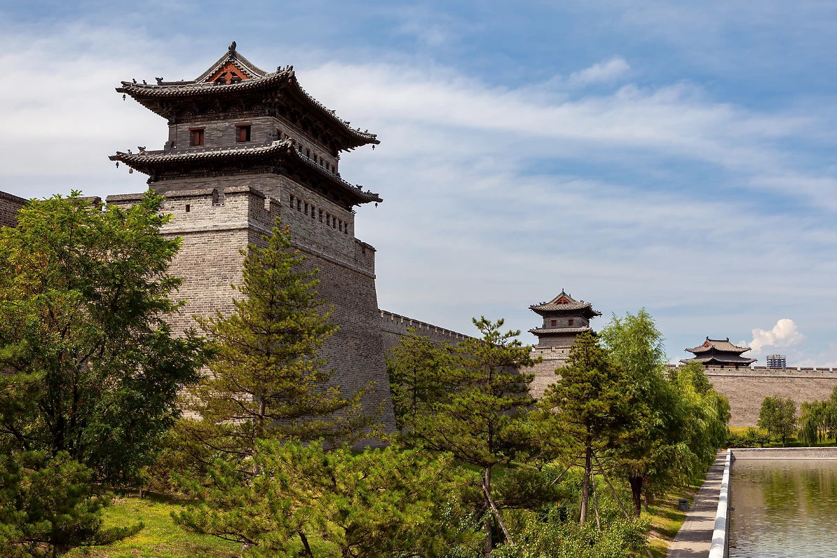 Le mur de Xi’an, Chine