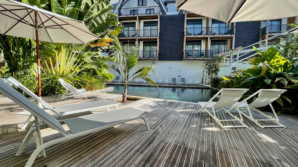 Piscine de l'hôtel, Santa Apolonia Résidence