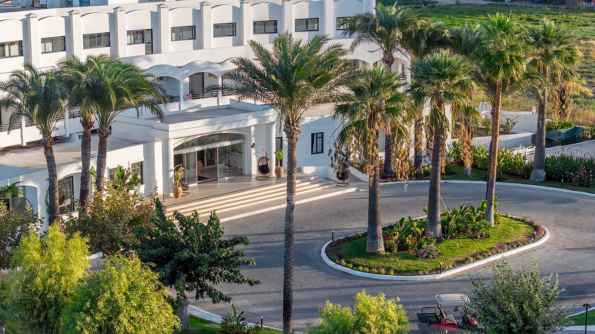 Entrée de l'hôtel, Grecotel Casa Paradiso, Kos, Grèce
