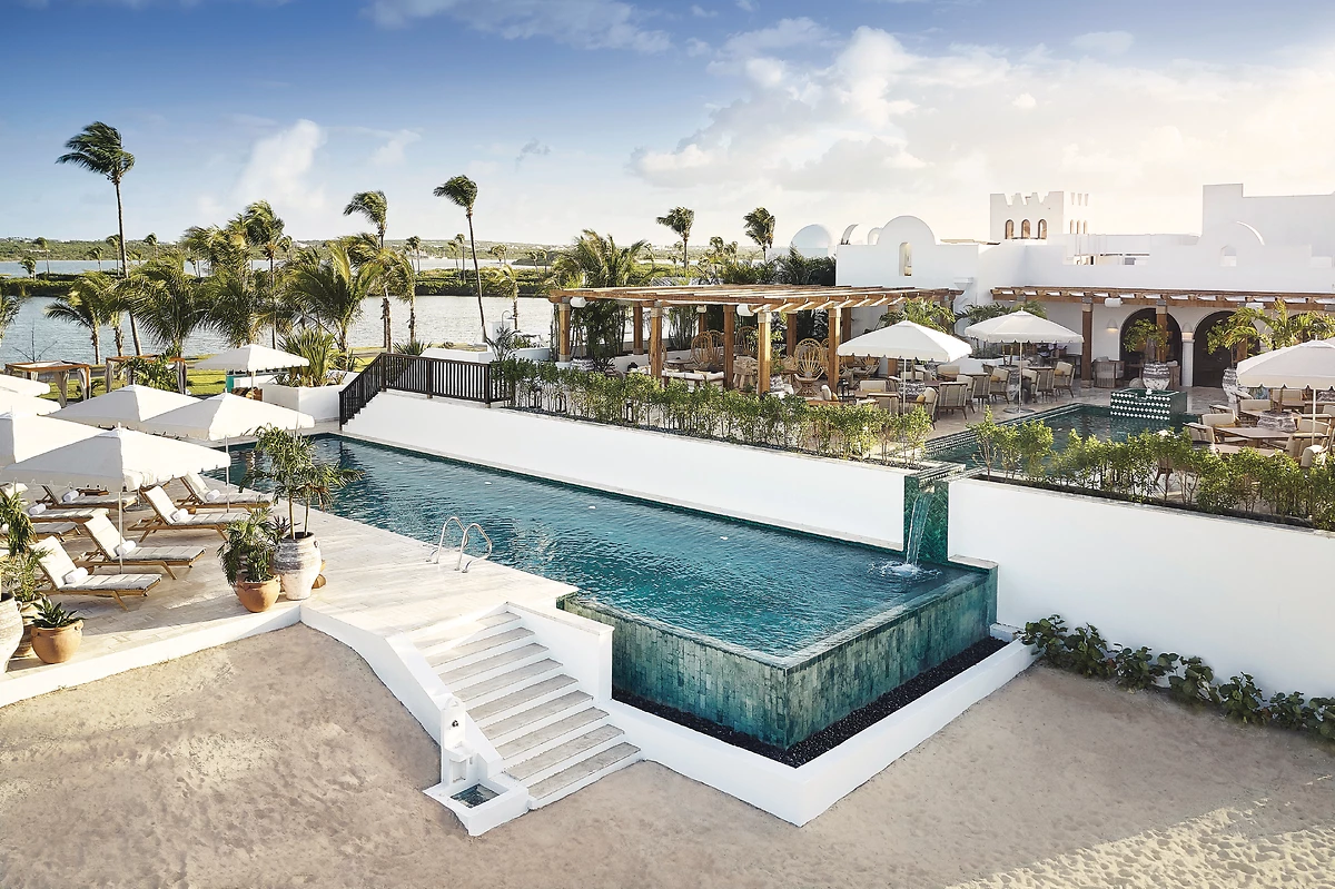 Piscine de l'hôtel, hôtel Cap Juluca