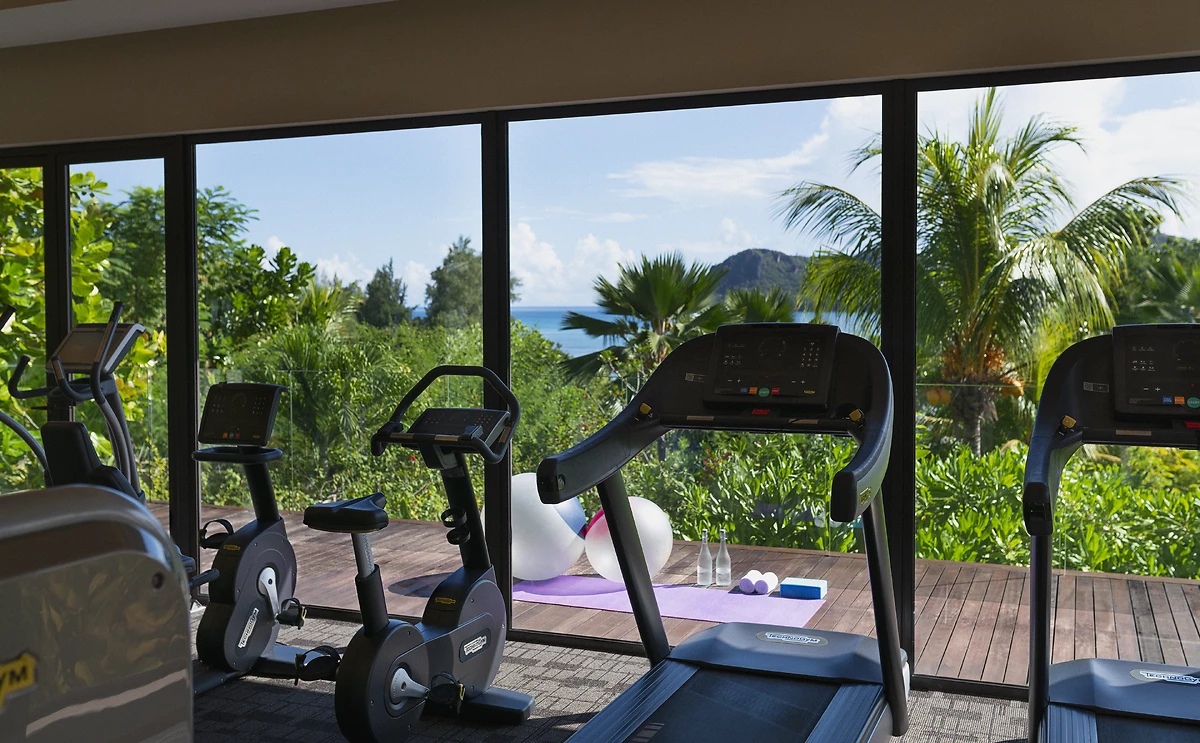 Salle de sport, Raffles Seychelles