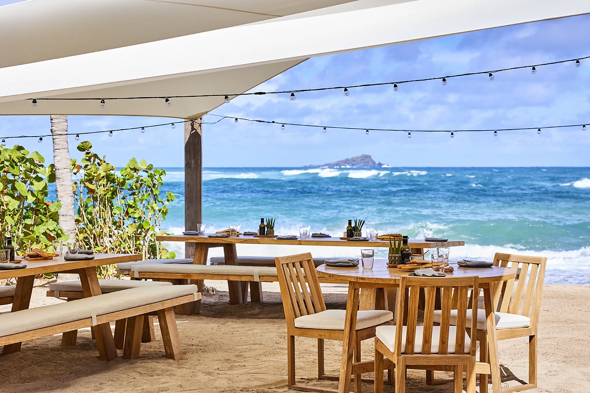 Restaurant Le Beach House, Rosewood Le Guanahani St. Barth