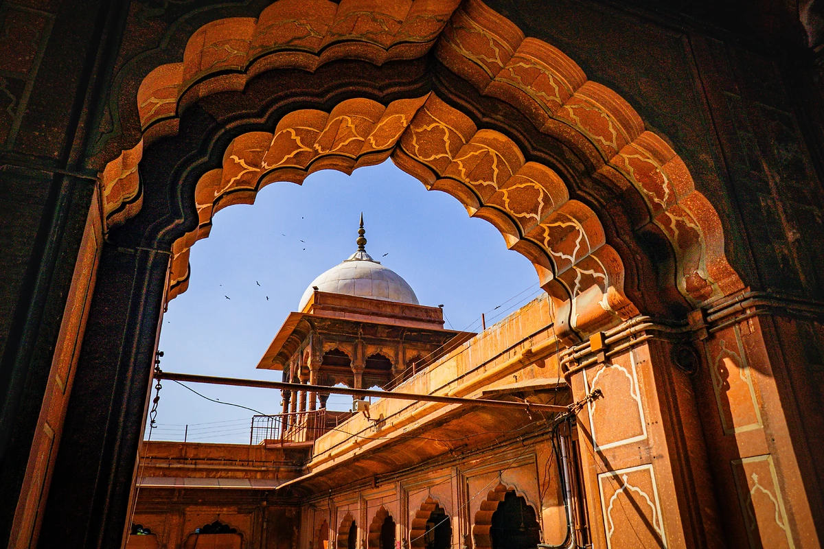La mosquée Jama Masjid, Delhi, Rajasthan, Inde