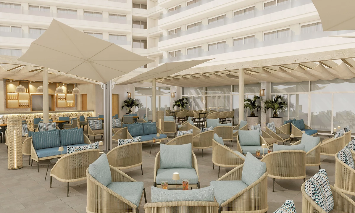 Pool bar, Hipotels Flamenco, Majorque, Espagne