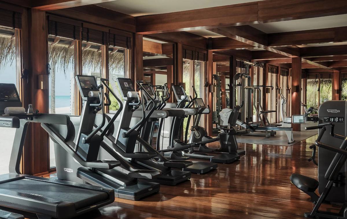 Salle de sport, One&Only Reethi Rah, Atoll de Malé nord, Maldives