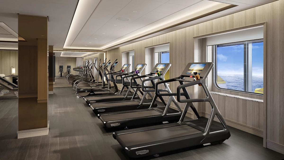 Salle de sport, Luminara, Ritz-Carlton Yacht Collection