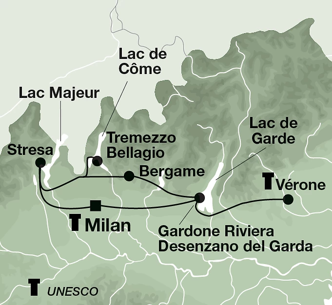 Carte Bell’acqua avec votre propre véhicule