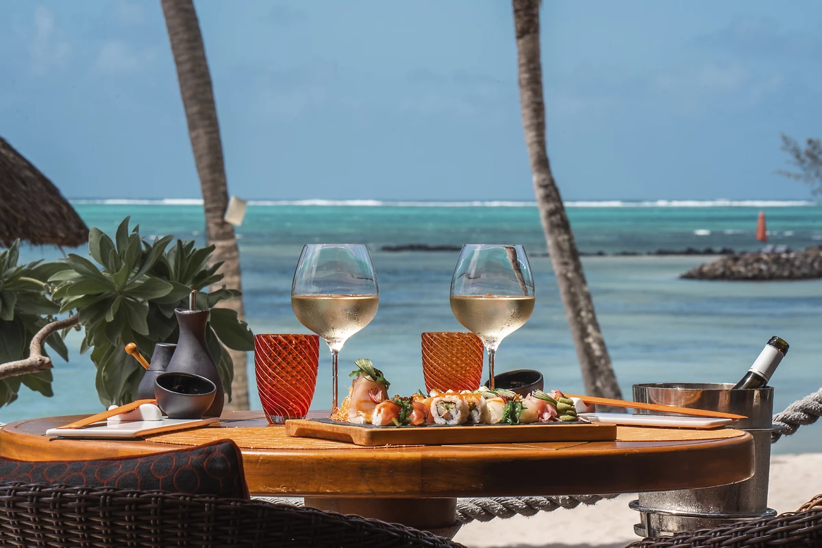 Repas servis au restaurant Asian, Constance Prince Maurice