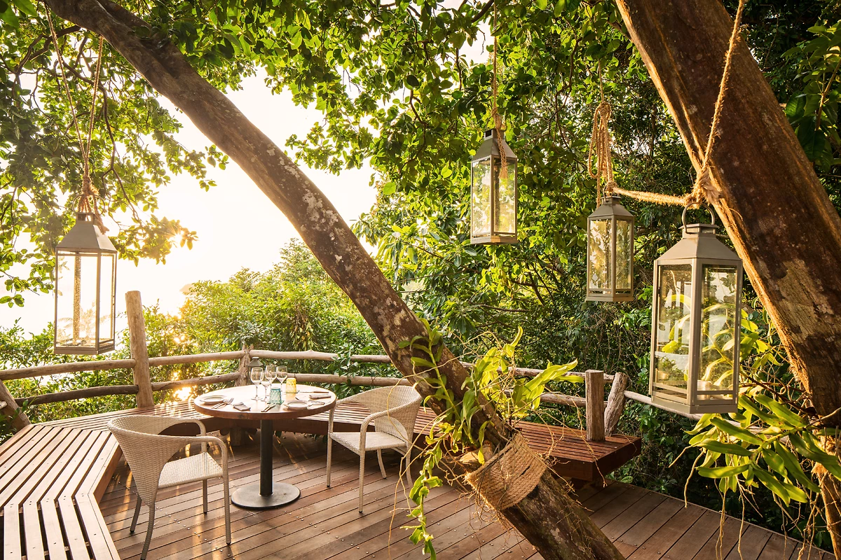 Un des restaurants de l'hôtel, Bawah Reserve