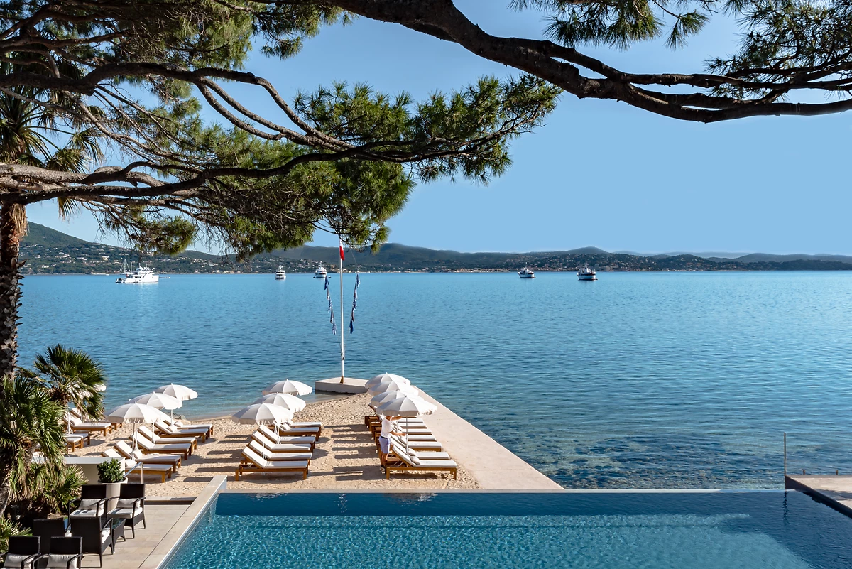Piscine de l'hôtel, Cheval Blanc St-Tropez