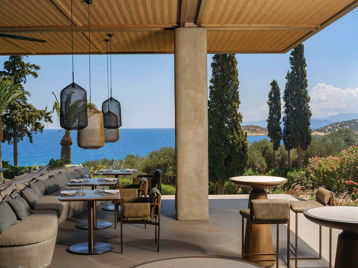 Amar Restaurant, Minos Palace Hotel & Suites, Crète, Grèce