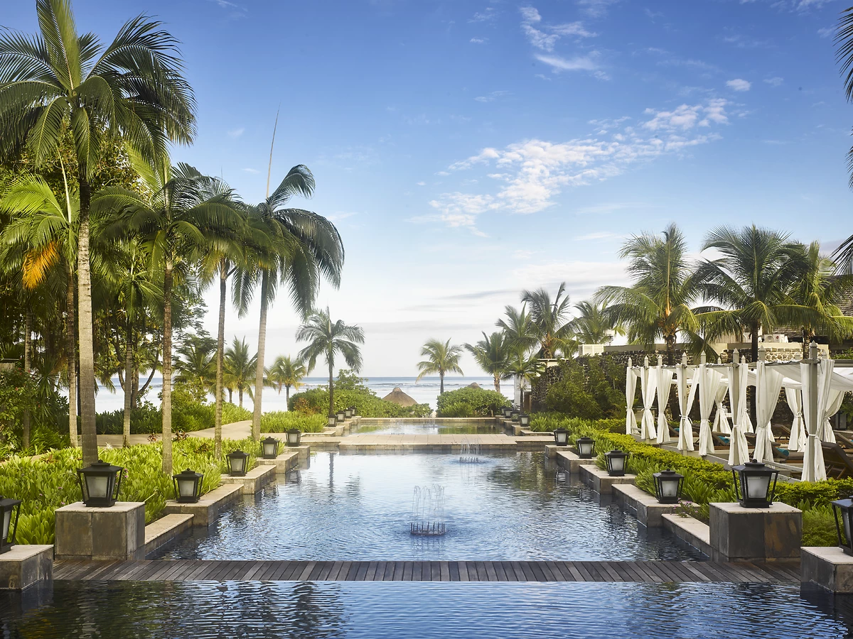 Bassin et terrasse, The St. Regis Le Morne Resort, Mauritius