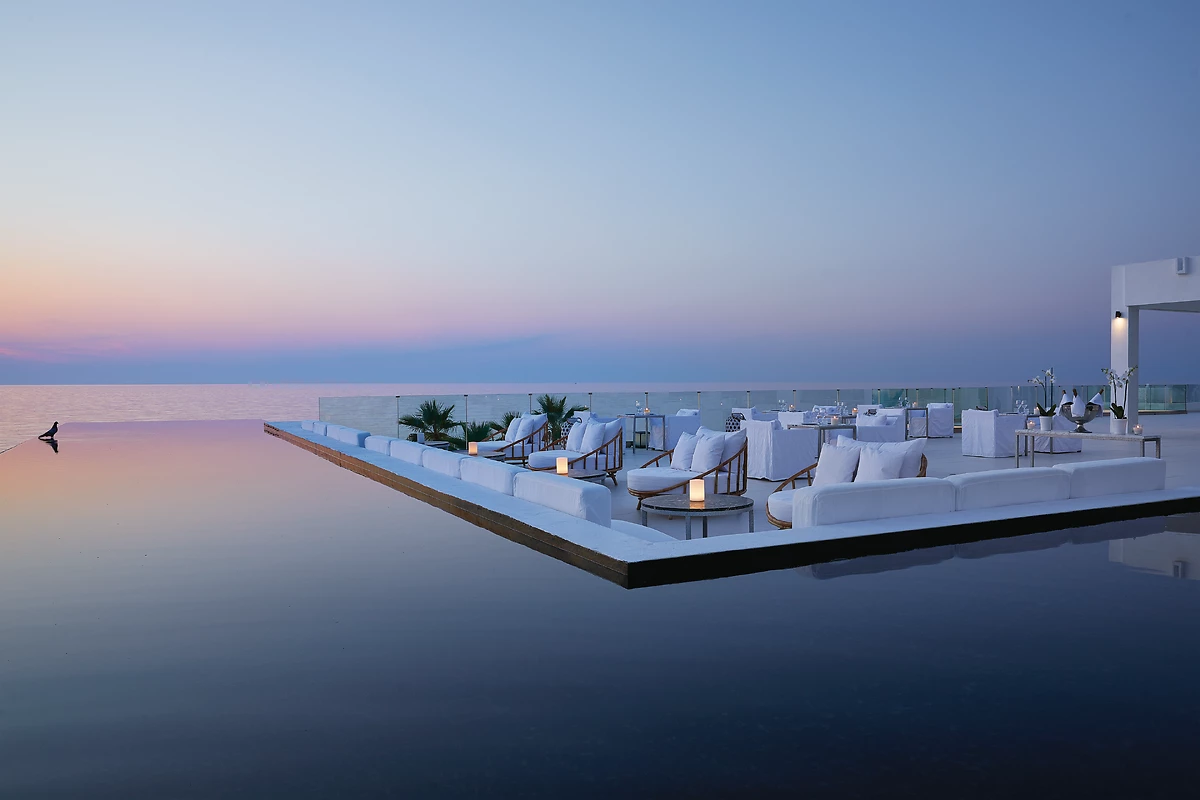 Restaurant The White, hôtel Grecotel LUXME White Palace