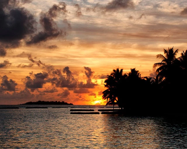 Coucher du soleil, Kurumba Maldives, Maldives