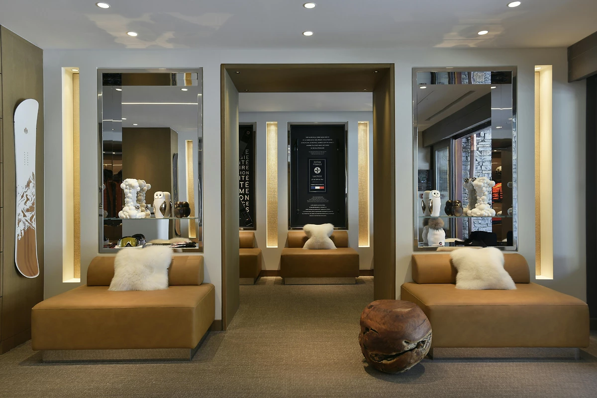 Lobby de l'hôtel, Cheval Blanc Courchevel