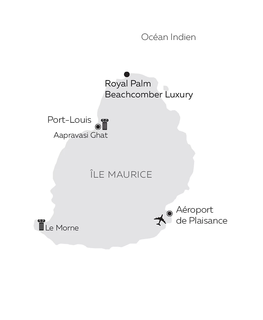 Carte Royal Palm Beachcomber Luxury