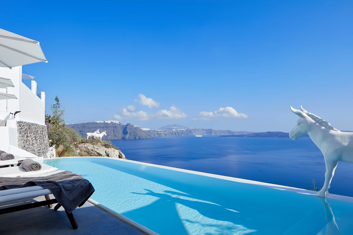 Piscine de l'hôtel, Canaves Sunday