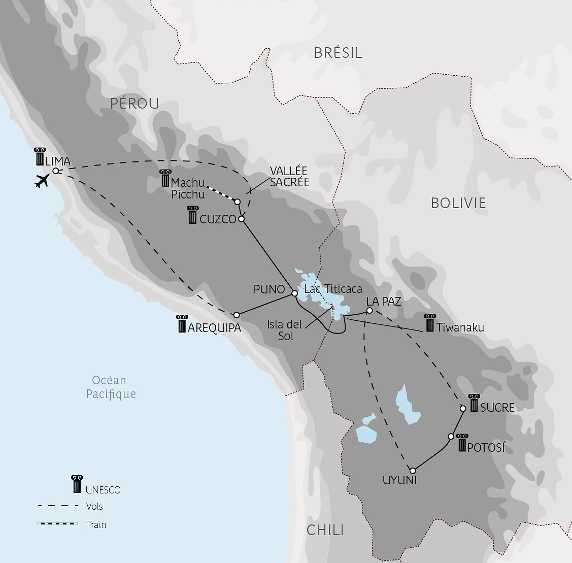 Carte Ruta Pachamama en privé