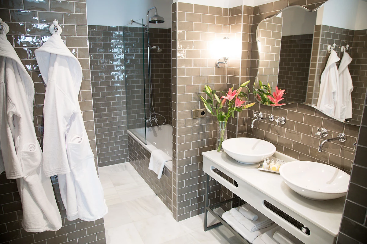 Salle de bain, Hôtel Gravina 51, Séville, Espagne