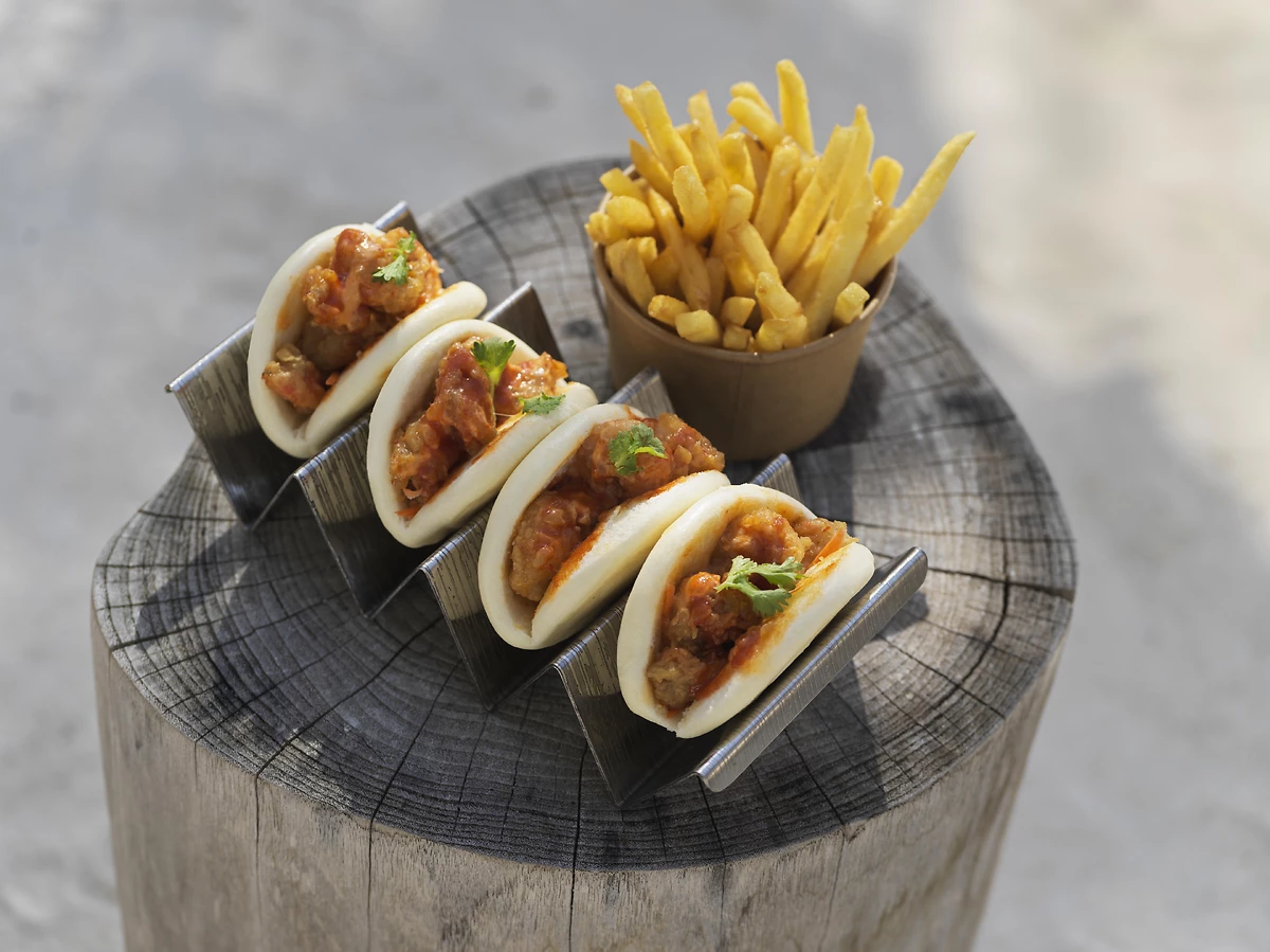 Plat servis au restaurant Tum Tum, Ritz Carlton Maldives : Fari Islands