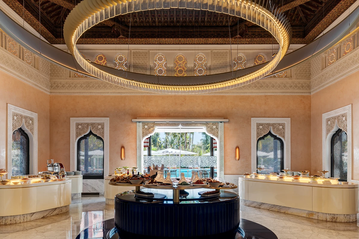 Buffet, restaurant Le Pavillon de la Piscine, La Mamounia