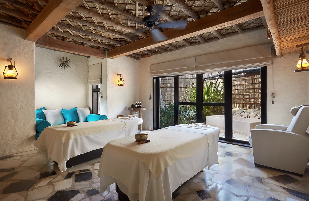 Salle de soins, spa de l'hôtel, Six Senses Zighy Bay