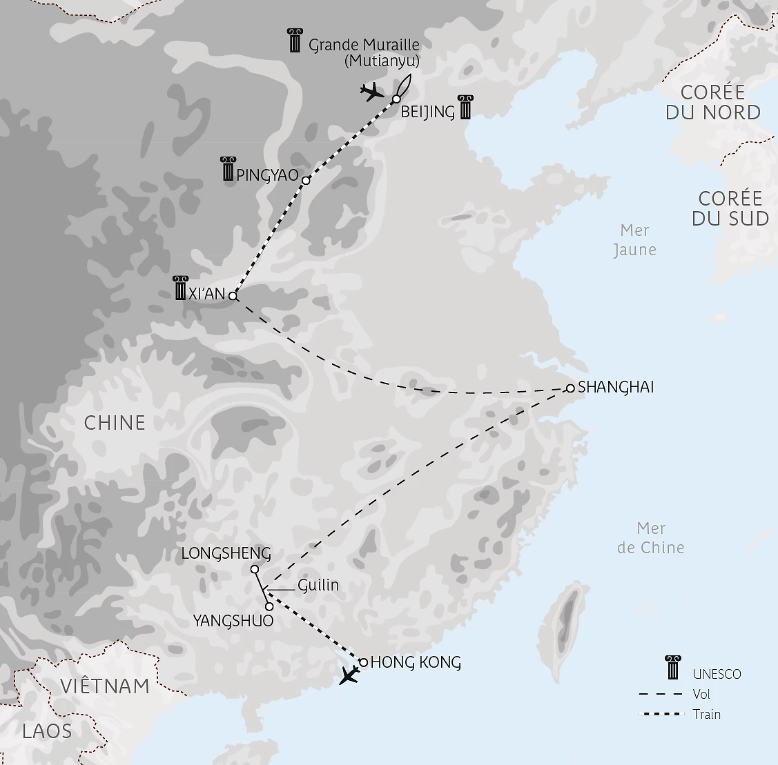 Carte L’empire du dragon en privé