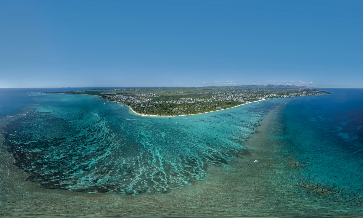 Vue d'ensemble de Trou aux Biches Beachcomber Golf Resort & Spa, Île Maurice