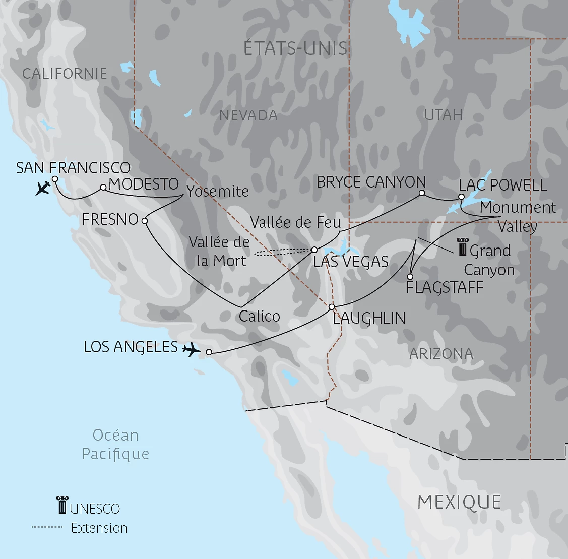 Carte L’Ouest en famille