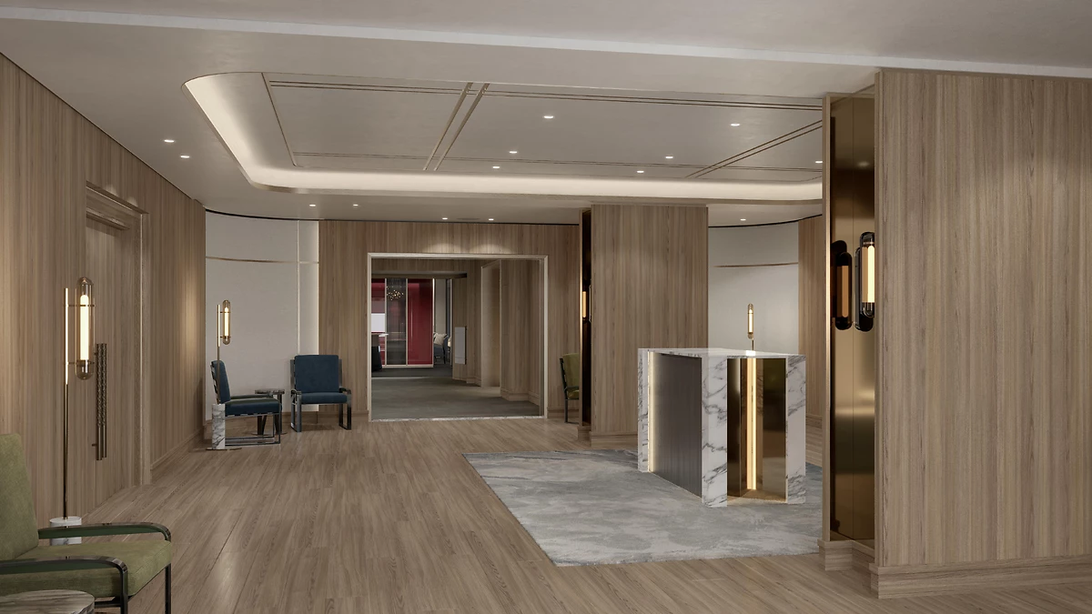 Zone d'arrivée, Luminara, Ritz-Carlton Yacht Collection