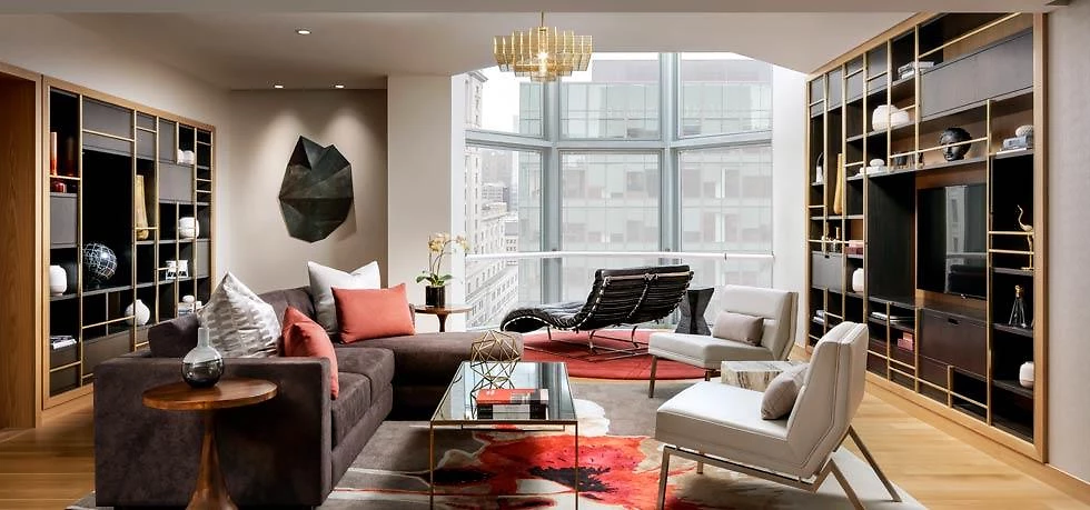 Salon, Suite Royale Ville-Marie, Fairmont, Montréal, Canada