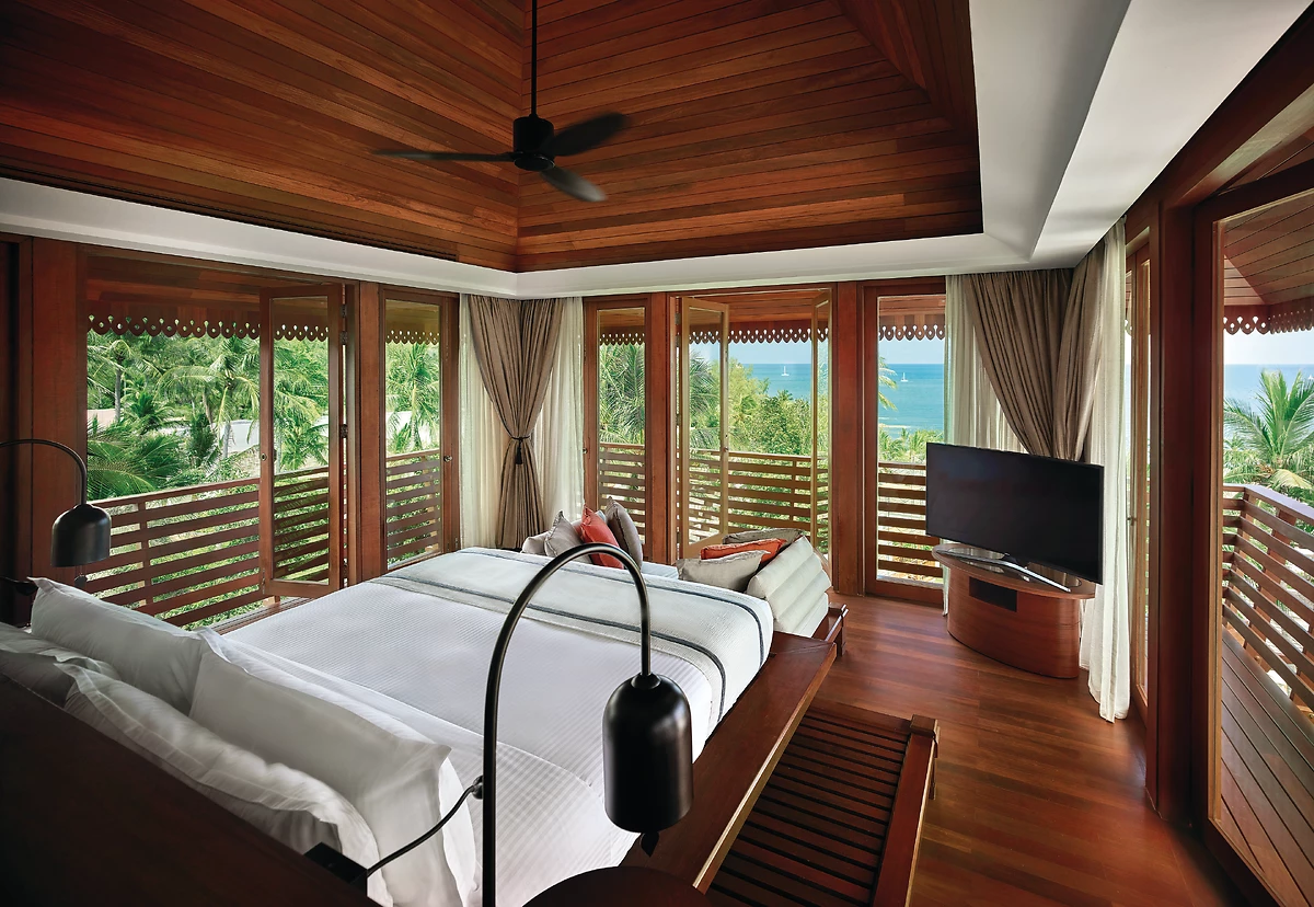 Chambre, Villa Kasara, Ritz Carlton, Koh Samui, Thaïlande