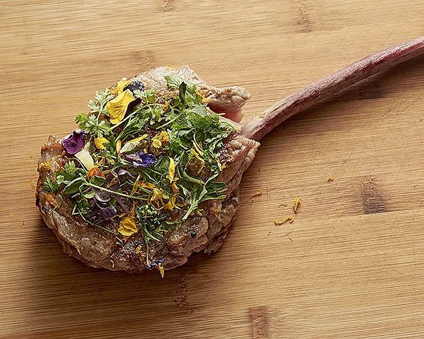 Plat servis au restaurant Le Bellevue, hôtel Royal Champagne Hotel & Spa