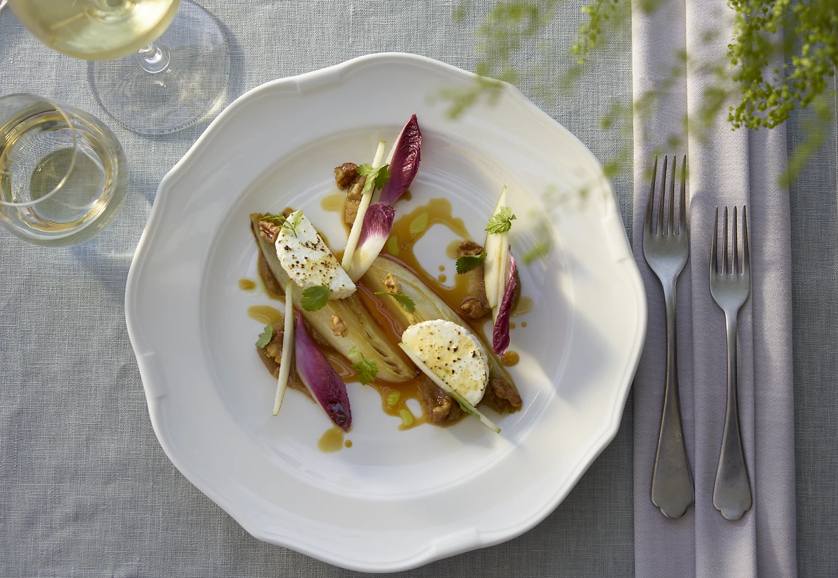 Plat servis au restaurant Provence, hôtel Ikos Aria Resort