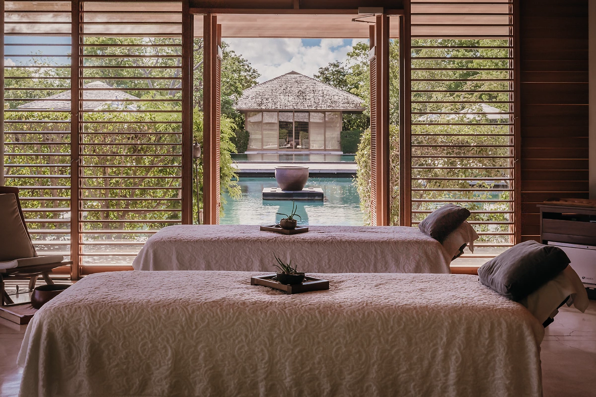 Salle de soins, spa de l'hôtel, Amanyara