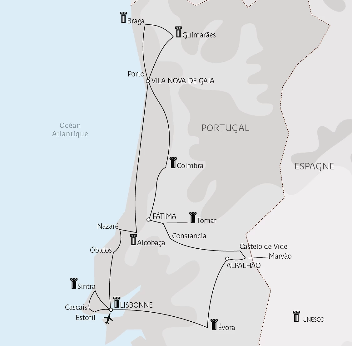 Carte L’âme du Portugal