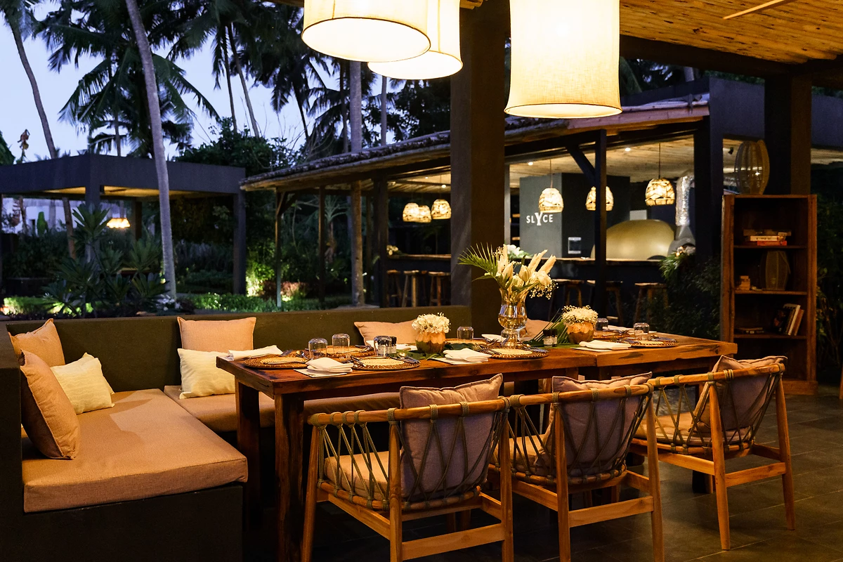 Un des restaurants de l'hôtel, Ycona Luxury Resort