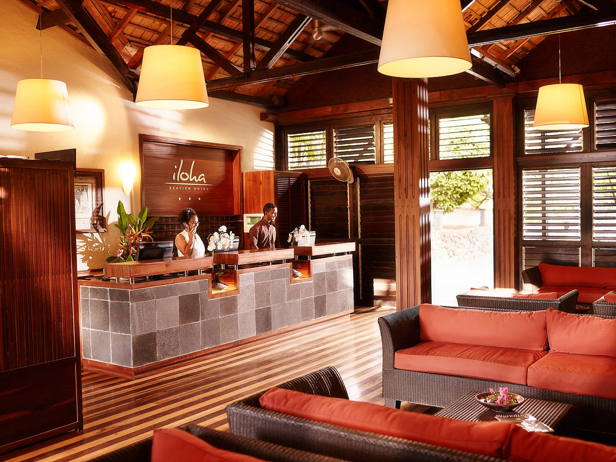 Réception, Iloha Seaview Hotel, La Réunion