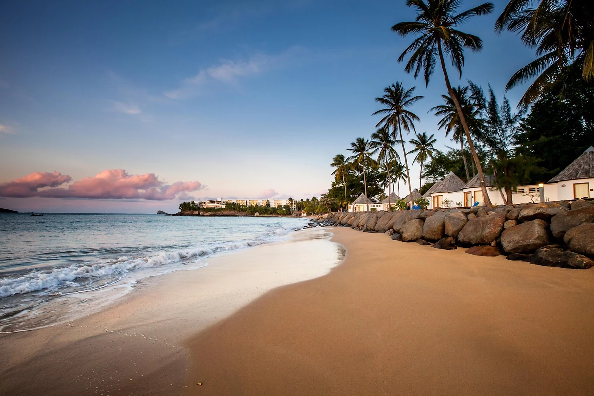 Plage, Hôtel Langley Resort Fort Royal, Deshaies, Guadeloupe
