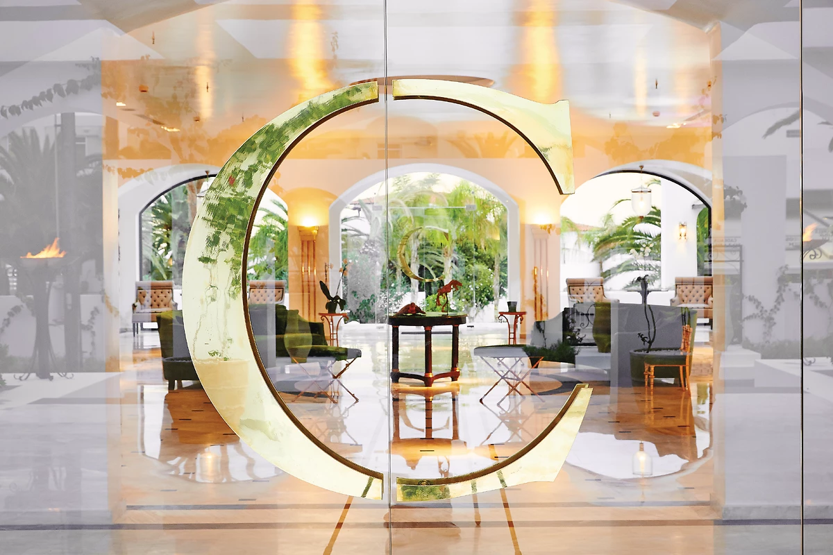 Entrée de l'hôtel, hôtel Grecotel Caramel Boutique Resort