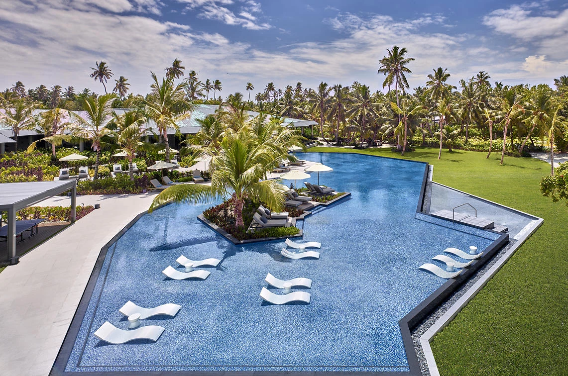 Piscine de l'hôtel, Waldorf Astoria Seychelles Platte Island