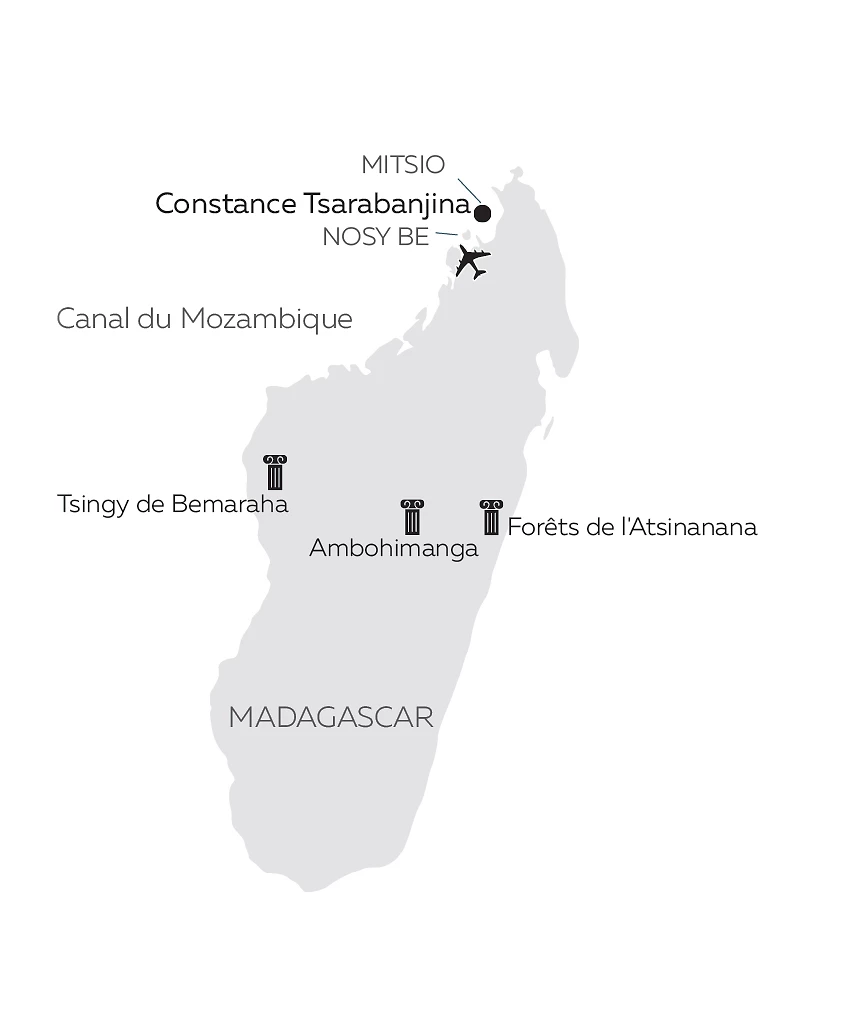 Carte Constance Tsarabanjina