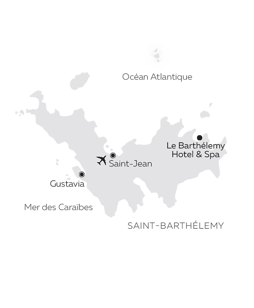 Carte Le Barthélemy Hotel & Spa