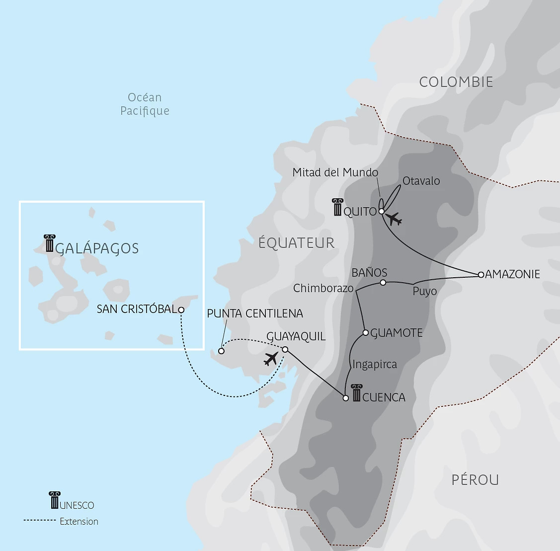 Carte C​œur Équateur en privé