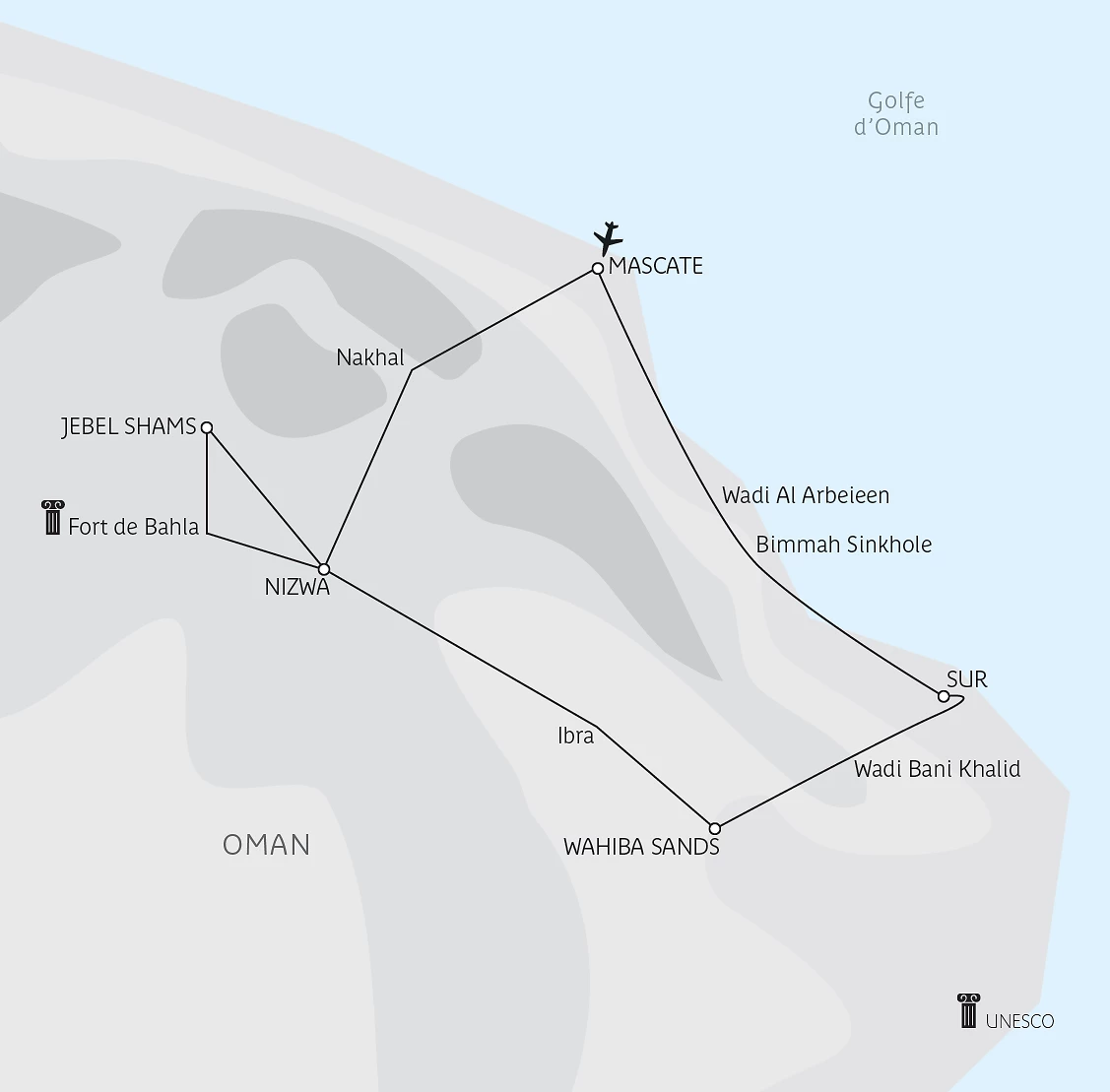 Carte L’Aventure en 4 × 4