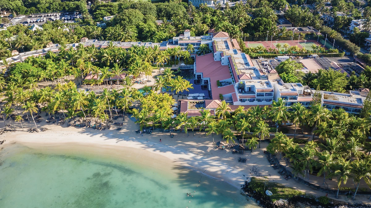 Vue aérienne du Mauricia Beachcomber Resort & Spa, Ile Maurice