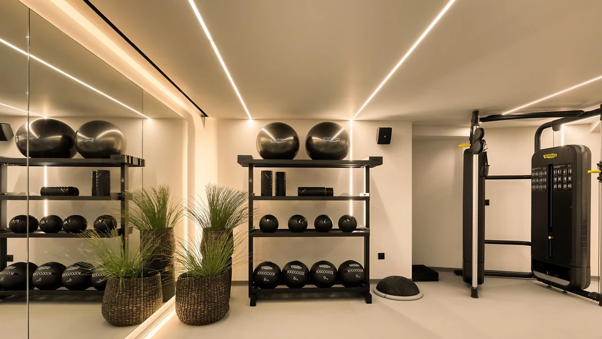 Salle de sport, Domes Novos Santorini, Cyclades, Grèce