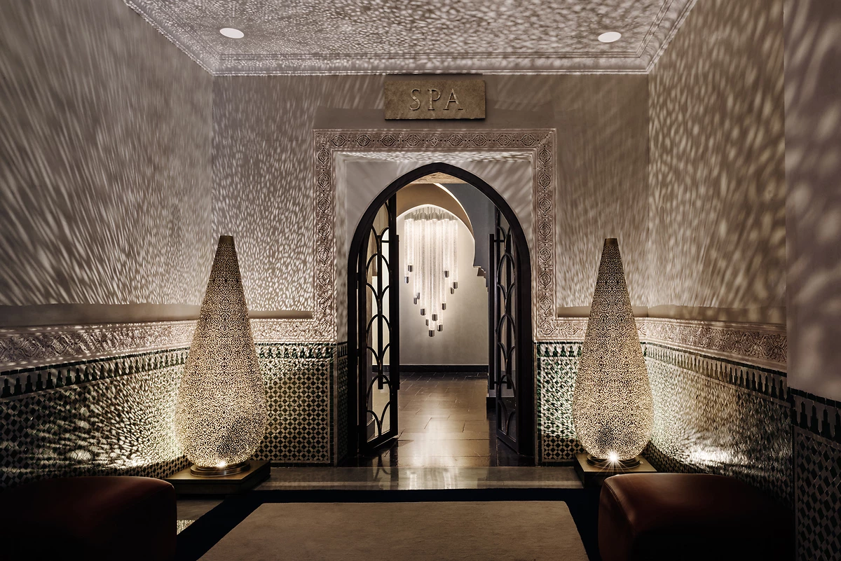 Entrée du spa de l'hôtel, La Mamounia